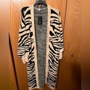 Fashion Nova Animal Print Cardigan